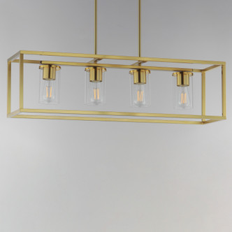 Lateral Four Light Linear Pendant (10288CLSBR)