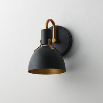 Dusk One Light Wall Sconce (12341BKAB)
