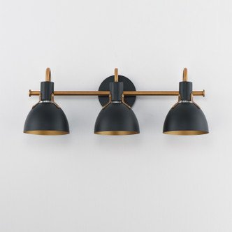 Dusk Three Light Wall Sconce (12343BKAB)