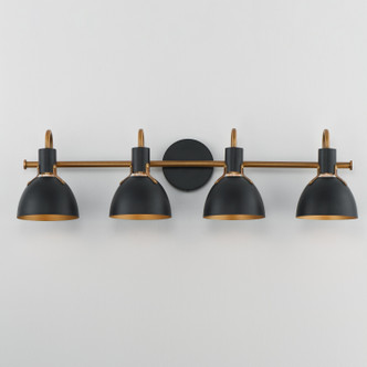 Dusk Four Light Wall Sconce (12344BKAB)