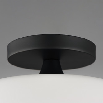 Hudson One Light Semi-Flush Mount/Pendant (12880SWBK)