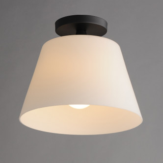 Hudson One Light Semi-Flush Mount/Pendant (12880SWBK)