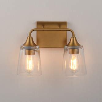 Hudson Two Light Bath Vanity (12882CLNAB)