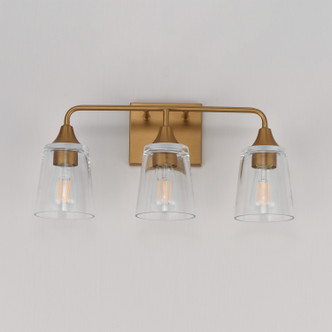 Hudson Three Light Bath Vanity (12883CLNAB)