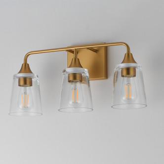Hudson Three Light Bath Vanity (12883CLNAB)