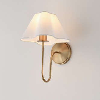 Saxon One Light Wall Sconce (18100WTNAB)