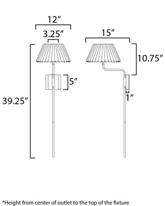 Dunbridge One Light Wall Sconce (18410RBANB)