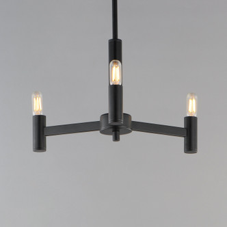 Emana Three Light Chandelier (21363BK)