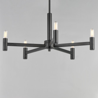 Emana Five Light Chandelier (21365BK)