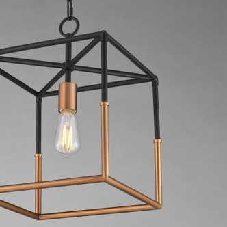 SoHo One Light Pendant (28621BKWBR)