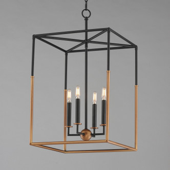 SoHo Four Light Pendant (28625BKWBR)
