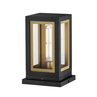 Maxim - 30050CLBKGLD - One Light Deck Lantern - Neoclass - Black / Gold