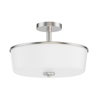 Maxim - 5695WTSN - Three Light Semi Flush/Pendant Convertible - Fuller - Satin Nickel