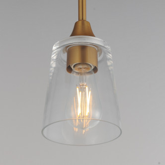 Hudson One Light Pendant (92880CLNAB)