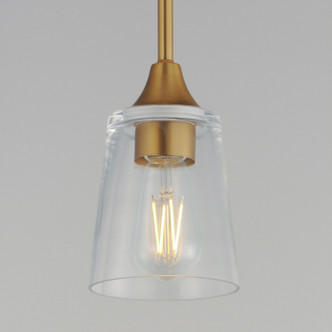 Hudson One Light Pendant (92880CLNAB)