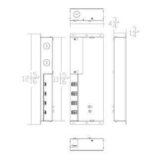 Invisiled Duet Remote Power Supply - Duet (PS-24DC-U288R-CSDU)