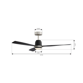 Foxden 53" Ceiling Fan (F778L-BN/CL)