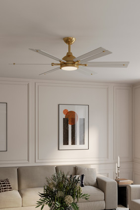 Allegata 56" Ceiling Fan (F779L-HBR/ALW)