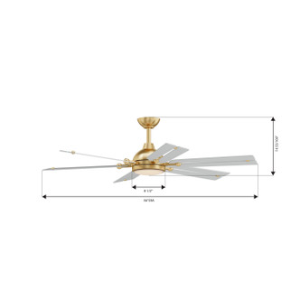 Allegata 56" Ceiling Fan (F779L-HBR/ALW)