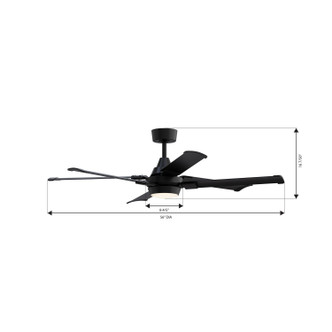 Soarin 56" Ceiling Fan (F892L-CL)