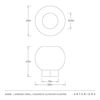 Lorenzo Outdoor Planter (AVS16)