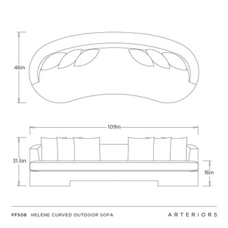 Helene Outdoor Sofa (FFS08)