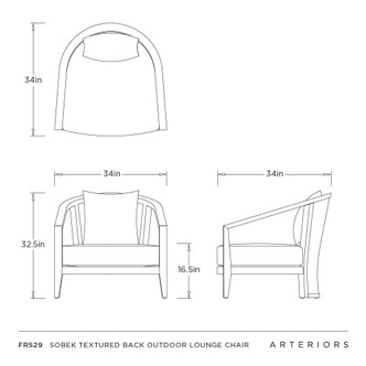 Sobek Outdoor Lounge Chair (FRS29)