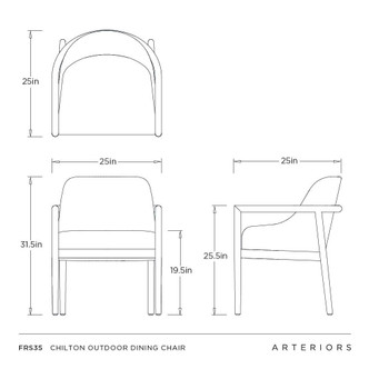 Chilton Outdoor Dining Chair (FRS35)