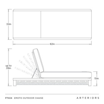 Emoto Outdoor Chaise (FTS04)