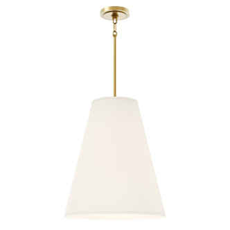 Robert Abbey - 494 - Four Light Pendant - Chrissy - Shannon Oyster w/Modern Brass