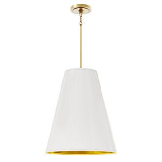 Robert Abbey - 494MDY - Four Light Pendant - Chrissy - Matte Gold Interior w/Modern Brass