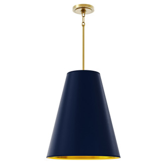 Robert Abbey - 494MMB - Four Light Pendant - Chrissy - Matte Gold Interior w/Modern Brass