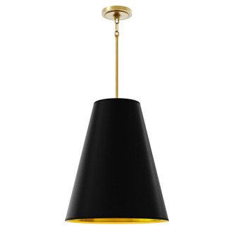 Robert Abbey - 494MOS - Four Light Pendant - Chrissy - Matte Gold Interior w/Modern Brass
