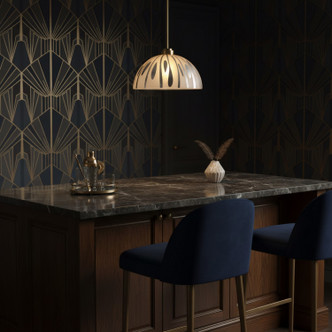 Chroman Empire One Light Pendant (1070P01LSG)