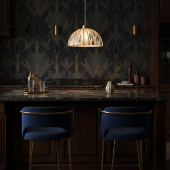 Chroman Empire One Light Pendant (1070P01LSG)