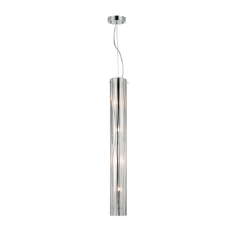 Varaluz - 1070P04CH - Four Light Pendant - Chroman Empire - Chrome