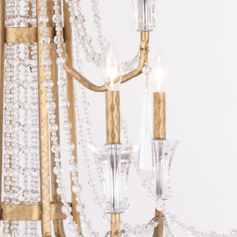 Barcelona 12 Light Chandelier (270C12BK)