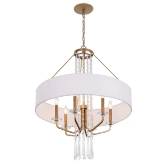 Barcelona Six Light Pendant (270P06BK)