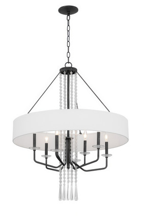 Varaluz - 270P09OX - Nine Light Pendant - Barcelona - Onyx