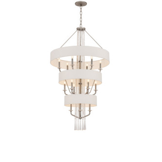 Varaluz - 270P15TR - 15 Light Pendant - Barcelona - Transcend Silver