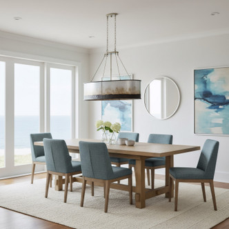 Cannery Five Light Linear Pendant (323N05OG)