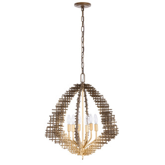 Construct Six Light Pendant (559P06DBFG)