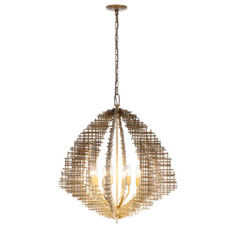 Construct Eight Light Pendant (559P08DBFG)