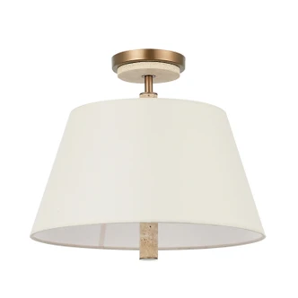 Rockford Three Light Semi-Flush Mount (576S03BG)