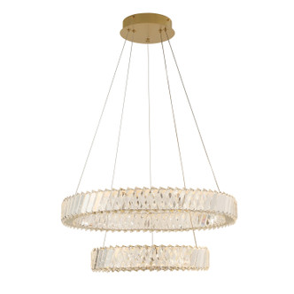 Varaluz - 578C24LSG - LED Pendant - Golden Ratio - Satin Gold