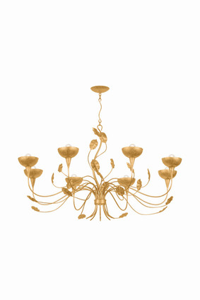 Corbett Lighting - 566-52-VGL - Eight Light Chandelier - Innsbruck - Vintage Gold Leaf