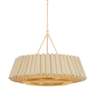 Hudson Valley - 1540-VGL - LED Chandelier - Beechford - Vintage Gold Leaf