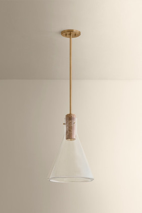 West Hill One Light Pendant (1613-PBR)