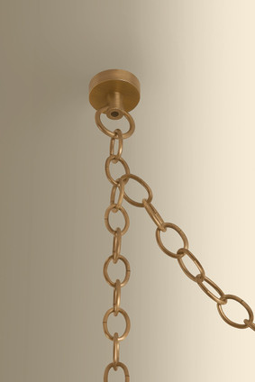 Omi Five Light Chandelier (3650-PBR/CIC)