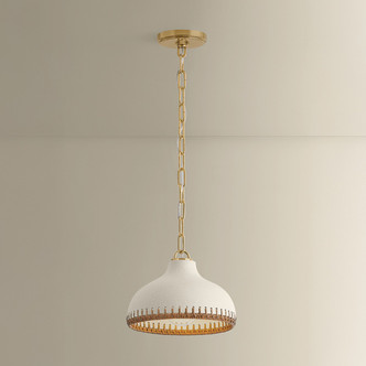 Southfields One Light Pendant (5314-AGB/CCP)